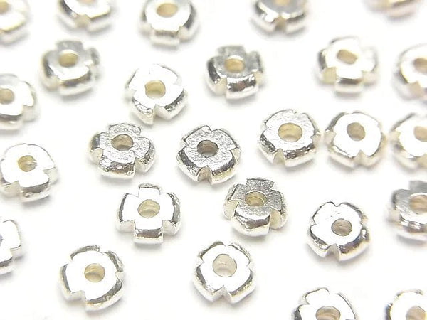 Karen Silver Roundel 5x5x2mm 5pcs