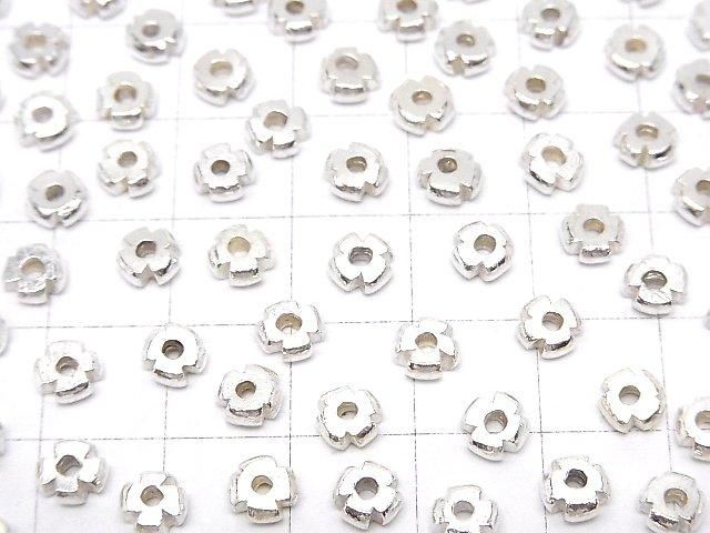 Karen Silver Rondelle 5x5x2mm 5pcs