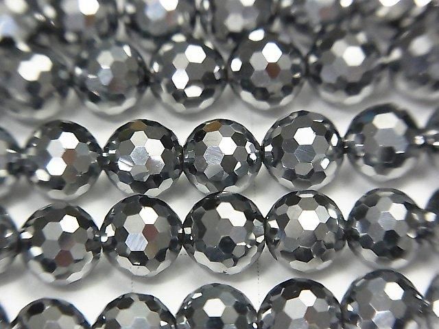 [Video] High Quality! Terahertz 128Faceted Round 6mm 1strand beads (aprx.15inch/36cm)