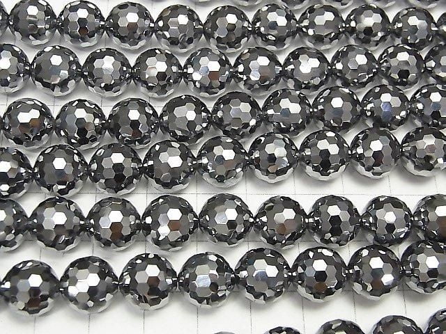 [Video]High Quality! Terahertz 128Faceted Round 10mm half or 1strand beads (aprx.15inch/36cm)