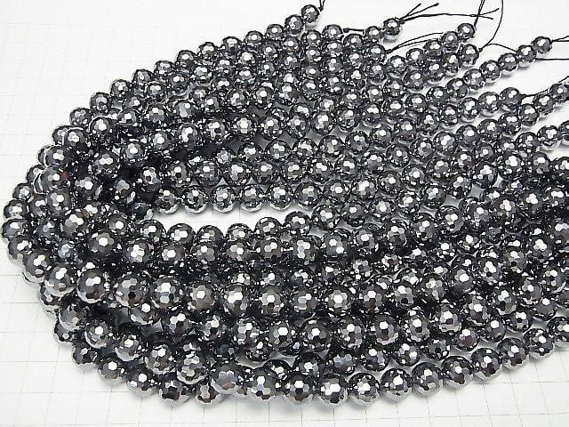 [Video]High Quality! Terahertz 128Faceted Round 10mm half or 1strand beads (aprx.15inch/36cm)