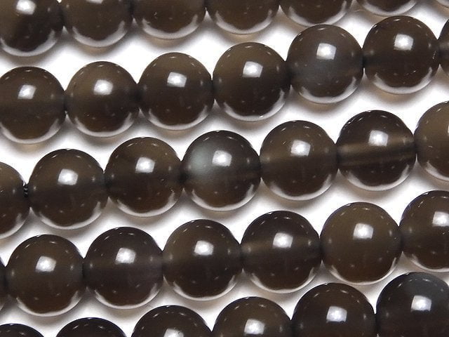 Obsidian, Round Gemstone Beads