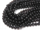 Mexican Black Ice Obsidian AAA Round 10 mm half or 1 strand beads (aprx.15 inch / 37 cm)