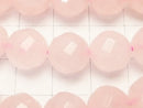 Rose Quartz  Twist 72Faceted Round AA++10mm half or 1strand beads (aprx.15inch/38cm)