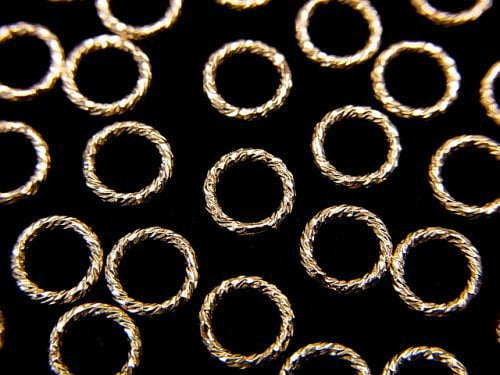 14KGF Jump Ring (Closed Type) [4mm][5mm][6mm] Gauge 0.7mm Sparkle 10pcs