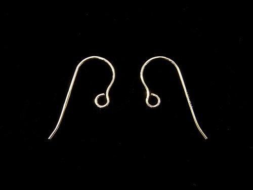 14KGF Earwire 15x7mm 2pairs
