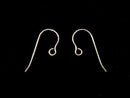 14KGF Earwire 15x7mm 2pairs