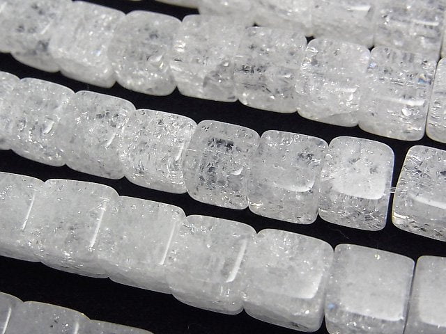 Cracked Crystal Gemstone Beads