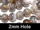 Botswana Agate, Round Gemstone Beads