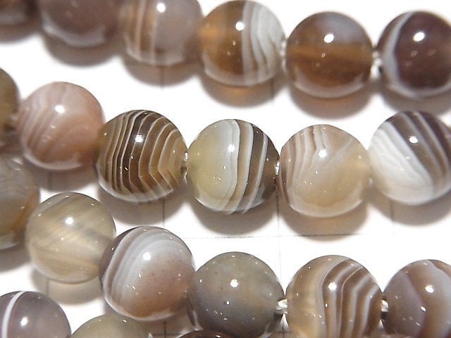 1strand $12.99! Botswana Agate Round 8mm [2mm hole] 1strand beads (aprx.15inch / 38cm)