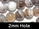 Botswana Agate, Round Gemstone Beads