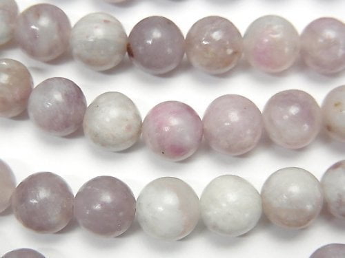 Lepidolite, Round Gemstone Beads