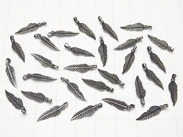 Silver 925 Feather Pendant 18x5mm 3pcs