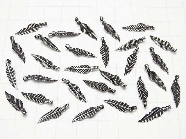 Silver925 Feather Pendant 18x5mm 3pcs