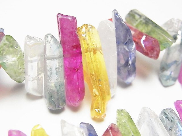 Crystal Quartz, Point Gemstone Beads