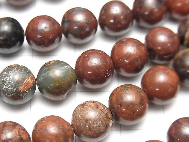 1strand $5.79! Poppy Jasper Round 8mm 1strand beads (aprx.15inch / 37cm)