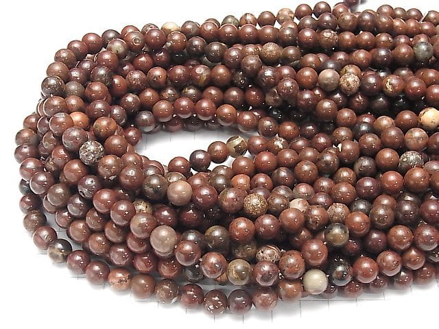 1strand $5.79! Poppy Jasper Round 8mm 1strand beads (aprx.15inch / 37cm)