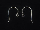 Silver925  Earwire 16x10mm Rhodium Plated  2pairs