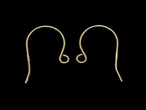Silver925  Earwire 16x10mm 18KGP 2pairs