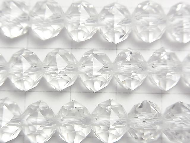 [Video]High Quality! Crystal AAA Star Faceted Button Rondelle 10x10x8mm 1/4 or 1strand beads (aprx.15inch/38cm)