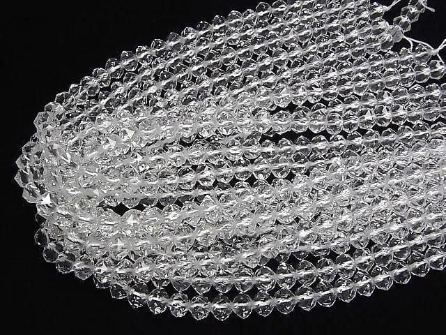 [Video]High Quality! Crystal AAA Star Faceted Button Rondelle 10x10x8mm 1/4 or 1strand beads (aprx.15inch/38cm)