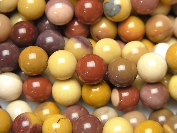 Mookaite, Round Gemstone Beads