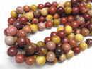 [Video] Mookaite  Round 14mm half or 1strand beads (aprx.15inch/36cm)