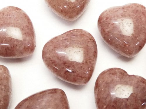 Heart, Moscovite Gemstone Beads