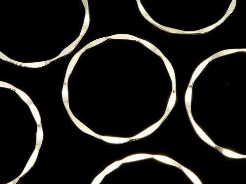 14KGF Component Ring (Round) 11, 15, 21, 26mm Hammer Pattern 1pc