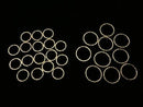 14KGF Component Ring (Round) 10, 14, 20, 25mm Hammer Pattern 1pc