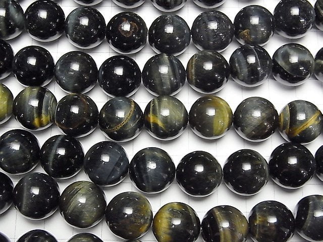 [Video]Natural color Green Tiger's Eye AA++ Round 16mm half or 1strand beads (aprx.15inch/36cm)