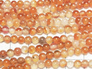 Mixed Carnelian Round 4mm 1strand beads (aprx.15inch/36cm)
