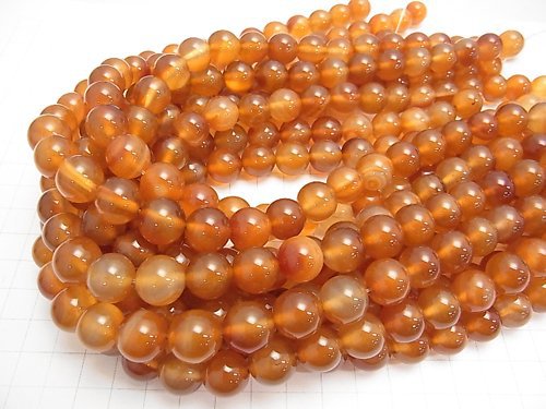 Mix Carnelian Round 12mm half or 1strand beads (aprx.15inch/37cm)