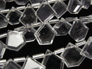 [Video] High Quality Crystal AAA Rough Slice Faceted 1strand beads (aprx.5inch / 13cm)