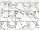 [Video] High Quality Crystal AAA Rough Slice Faceted 1strand beads (aprx.5inch / 13cm)