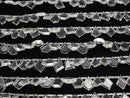 [Video] High Quality Crystal AAA Rough Slice Faceted 1strand beads (aprx.5inch / 13cm)