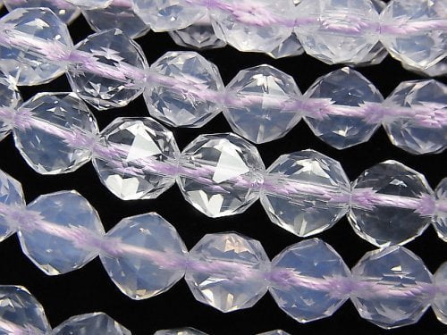 Faceted Round, Scorolite, Star Gemstone Beads