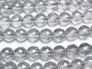 Silver flash crystal 128 Faceted Round 6 mm half or 1 strand beads (aprx.15 inch / 37 cm)