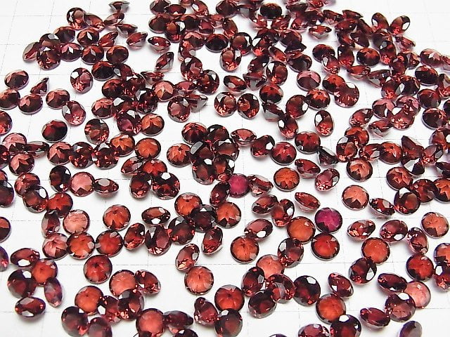 [Video] High Quality Garnet AAA Undrilled Brilliant Cut 6x6x3mm 5pcs $6.79!