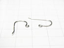 Silver925  Earwire 18x10mm Rhodium Plated  2pairs