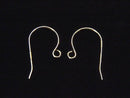 Silver925  Earwire 18x10mm 18KGP 2pairs