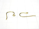 Silver925  Earwire 18x10mm 18KGP 2pairs