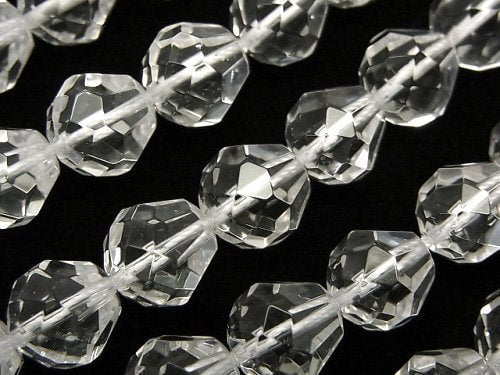 Crystal Quartz, Drop Gemstone Beads