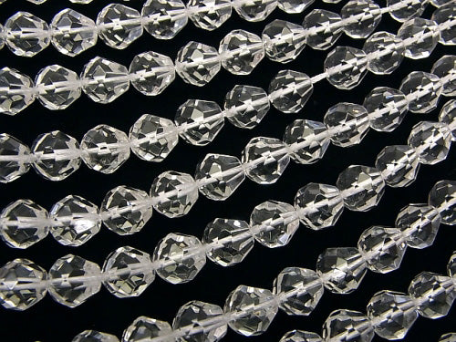 [Video] Crystal AAA Faceted Drop 10 x 10 x 10 mm half or 1 strand beads (aprx. 15 inch / 38 cm)