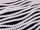 1strand $2.19! Glass Beads  Faceted Button Rondelle 4 x 4 x 3 mm Baby Pink 1 strand beads (aprx.17 inch / 42 cm)