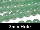 [Video] Green Aventurine Round 8mm [2mm Hole] 1strand beads (approx. 15 inches/36 cm)
