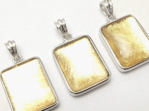 Accessories, Meteorite, Pendant, Rectangle Gemstone Beads