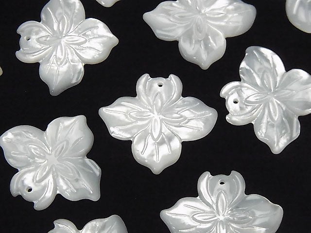 Flower, Mother of Pearl (Shell Beads) Pearl & Shell Beads