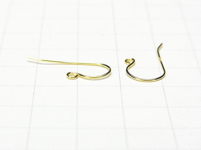 Silver925  Earwire 20x10mm 18KGP 2pairs $2.39