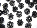 Onyx, Rose Gemstone Beads